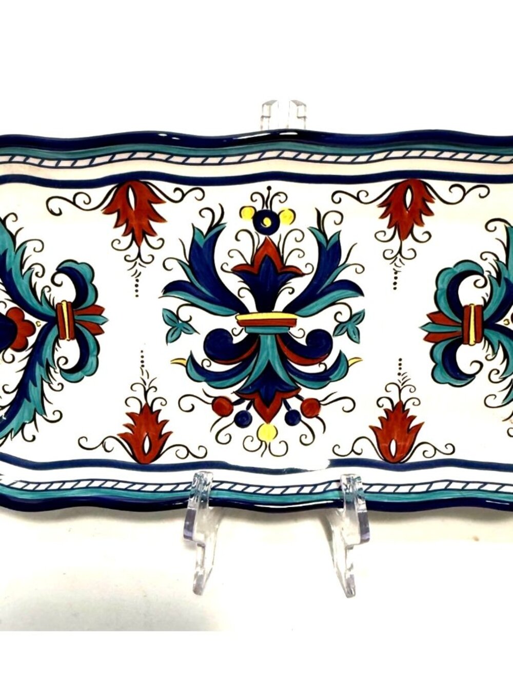 Pier One Platter San Marino Rectangle Serving Tray